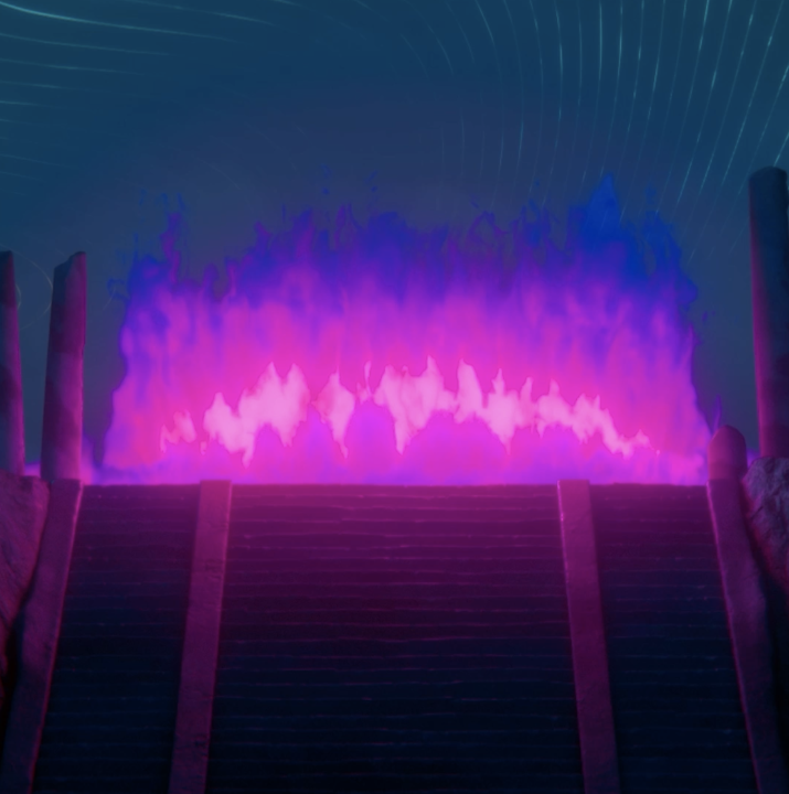 The KPop Demon Hunters Fireplace is here for your soul