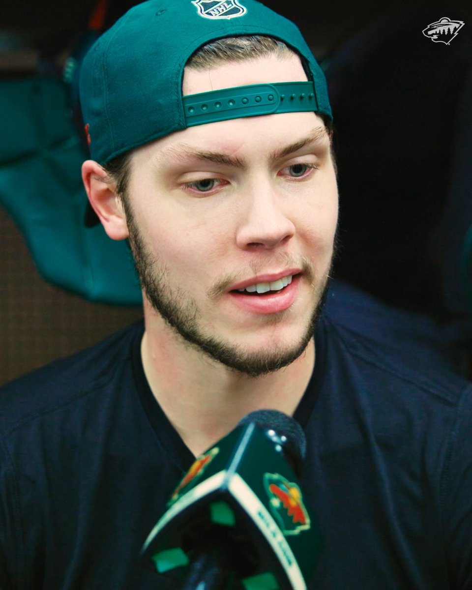 "It's gonna be fun" 🗣️ Jesper Wallstedt on facing McDavid and Draisaitl #mnwild