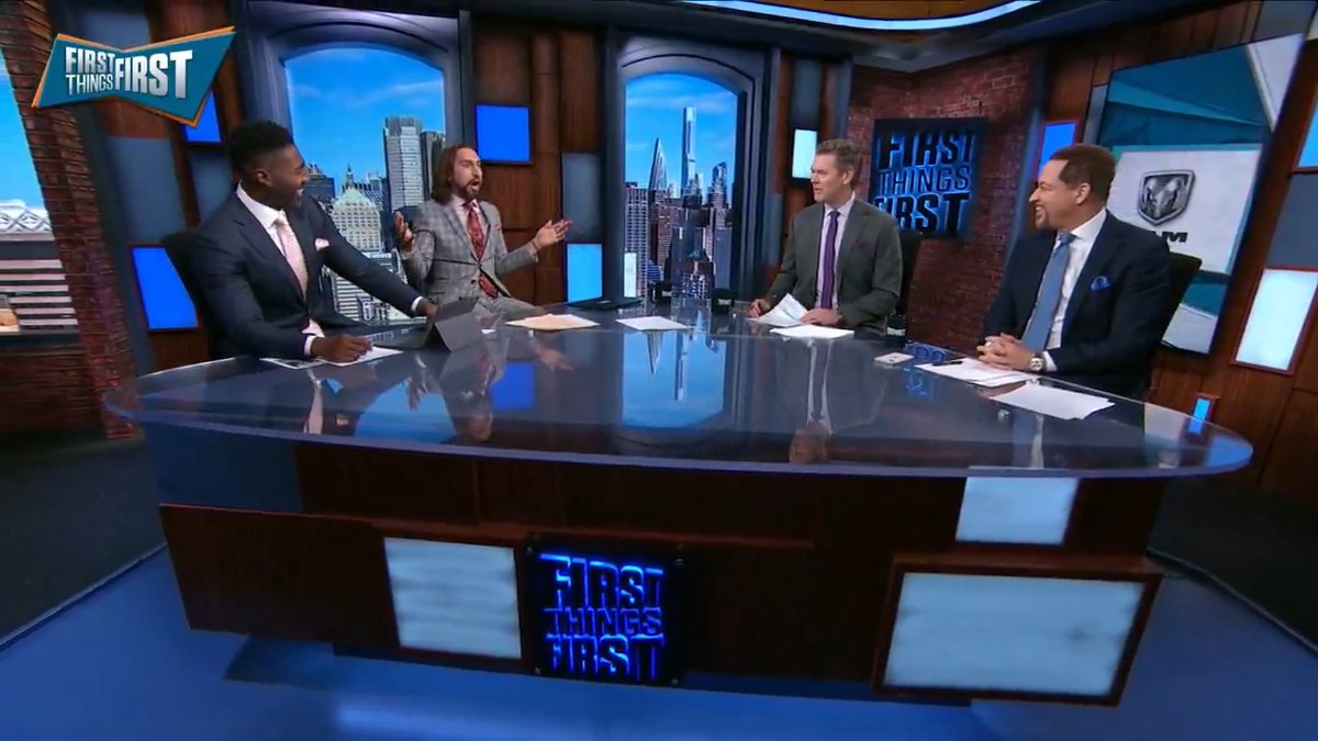 .nick wright: “I am going to experience in real time what people say about me…Nick is so obnoxious that I turned on him. I’m about to speed run that with you and the Pats. At least the Chiefs are an actual dynasty.” Wildes: “An actual dynasty? You guys were renting.”🤣