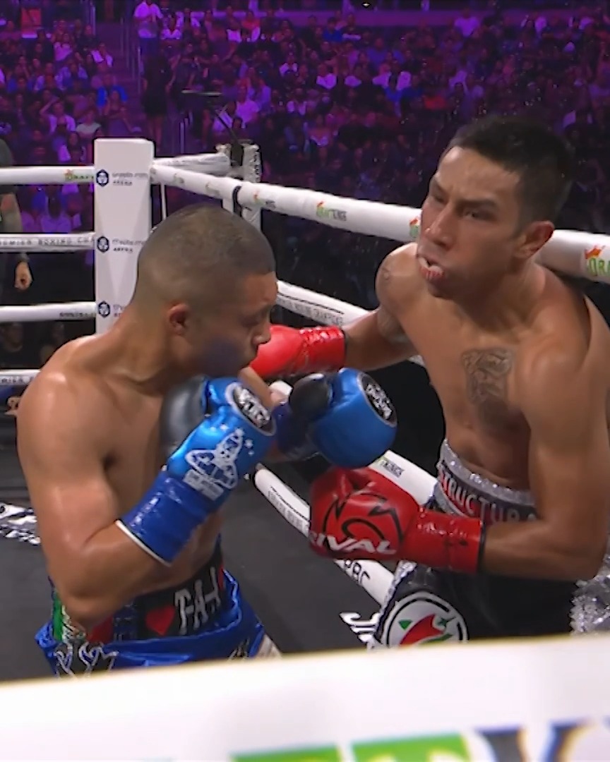 Somebody gonna get hurt real bad this Saturday. SOMEBODY 🤔. (Russell Peters). Don't miss #PitbullRoach this weekend on PBC PPV on Prime Video. Order now:
