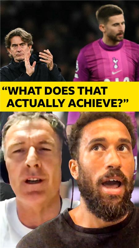 🗣️ "What does that actually achieve?" 🗣️ "We felt the pressure to be one or two nil up or the boos would come" Was Thomas Frank right to label those who booed Vicario as "not true fans"? 🎙️ tehTrunk | Chris Sutton | Andros Townsend | Rory Smith #BBCFootball #THFC