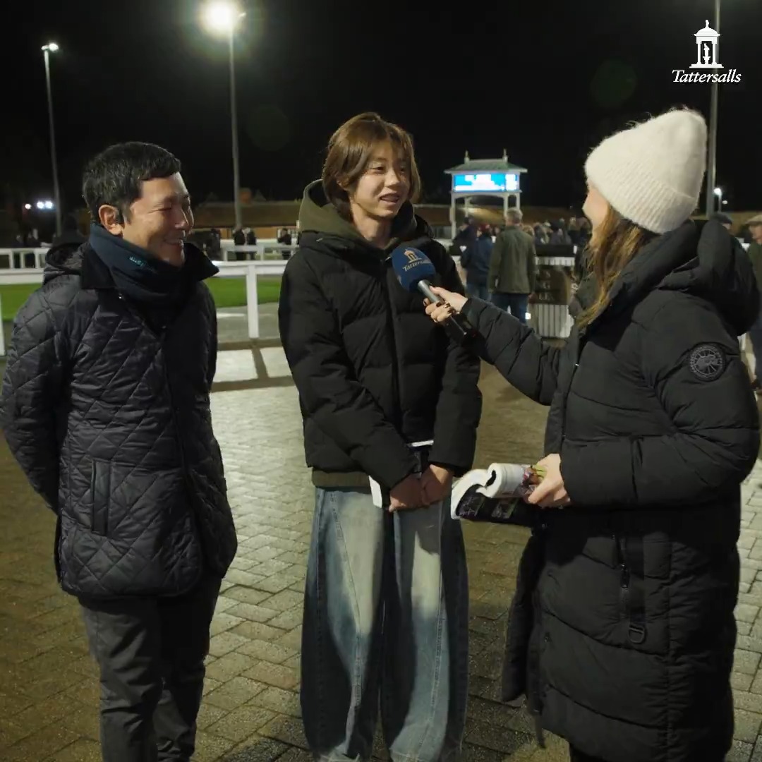 🇯🇵 Shingo Hashimoto and Seisuke Yoshida "very happy" to have secured Rage Of Bamby for 750,000gns from Kildaragh Stud, with the Gr.3 winner from the family of Forever Young set to join the Northern Farm broodmare band. #TattsDecember | #ノーザンファーム