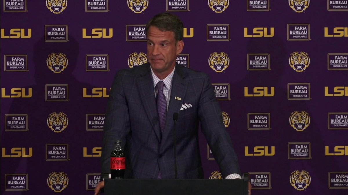 "This place is different. ... LSU is the best job in football." Lane Kiffin on accepting the head coaching job at LSU Football.