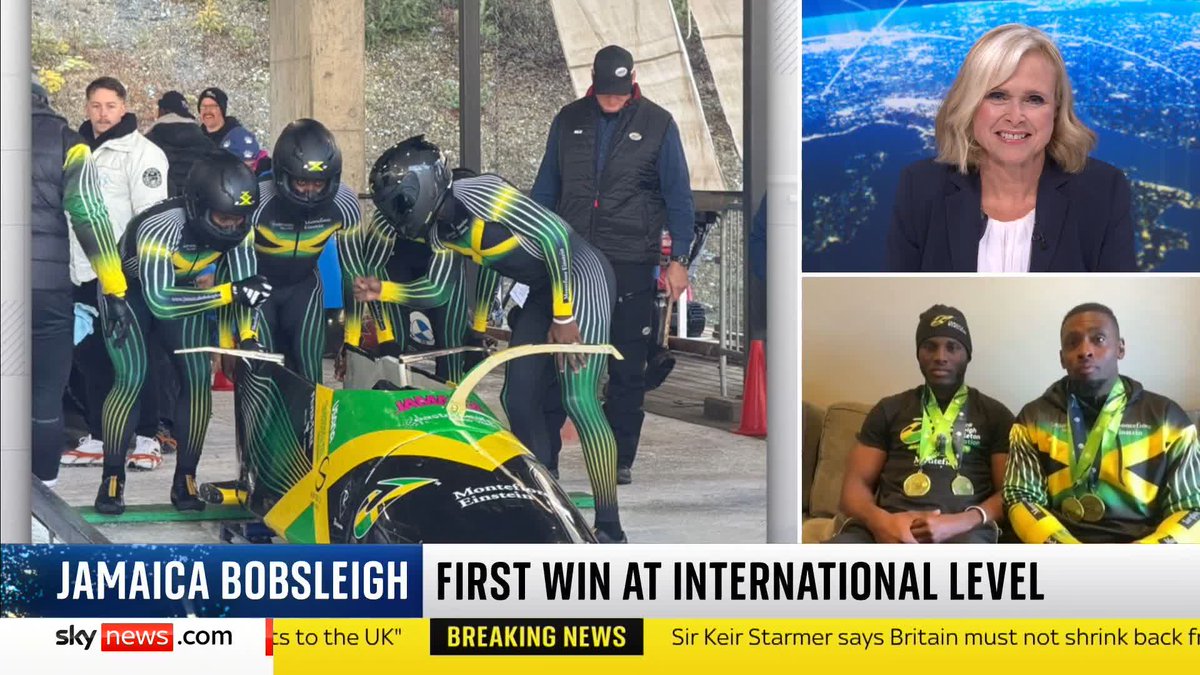 'I've seen Cool Runnings loads of times. I can't believe that I am part of that movement.' Bobsledder Joel Fearon speaks to Anna Botting about being part of Jamaica's 4-man bobsleigh team, following their gold-medal-win at the North American Cup circuit