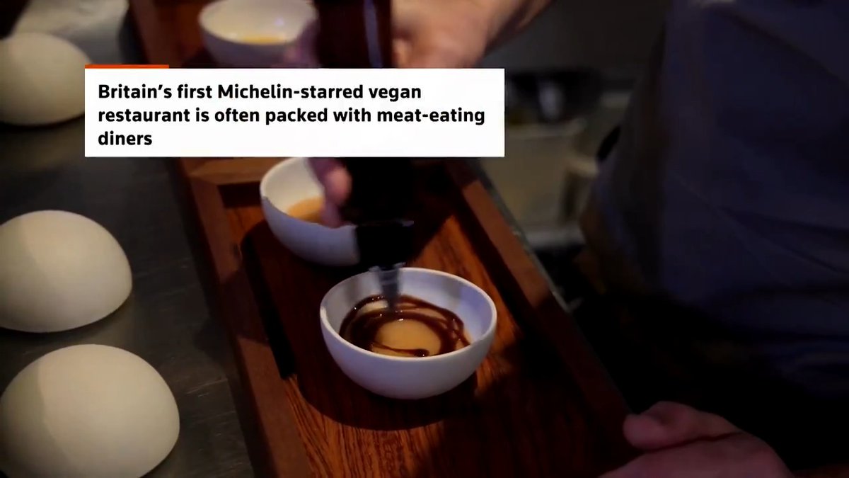 Plates in London, led by chef Kirk Haworth, earned a Michelin star as a vegan restaurant and reports high demand from both vegans and meat-eaters