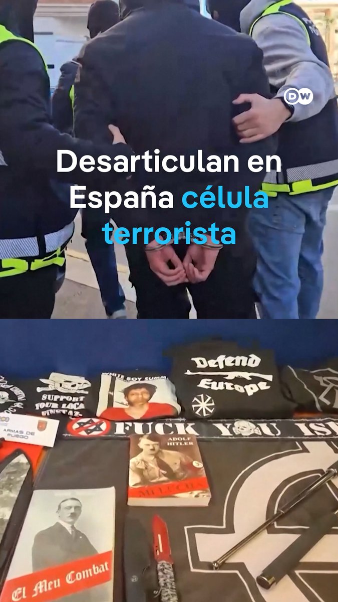 Desarticulan en España primera célula terrorista aceleracionista, la más extrema del supremacismo blanco Las autoridades detuvieron a tres personas en Castellón. Se cree que formaban parte de la primera célula en España de "The Base", un grupo neonazi fundado en 2018, catalogado como terrorista por la Unión Europea.