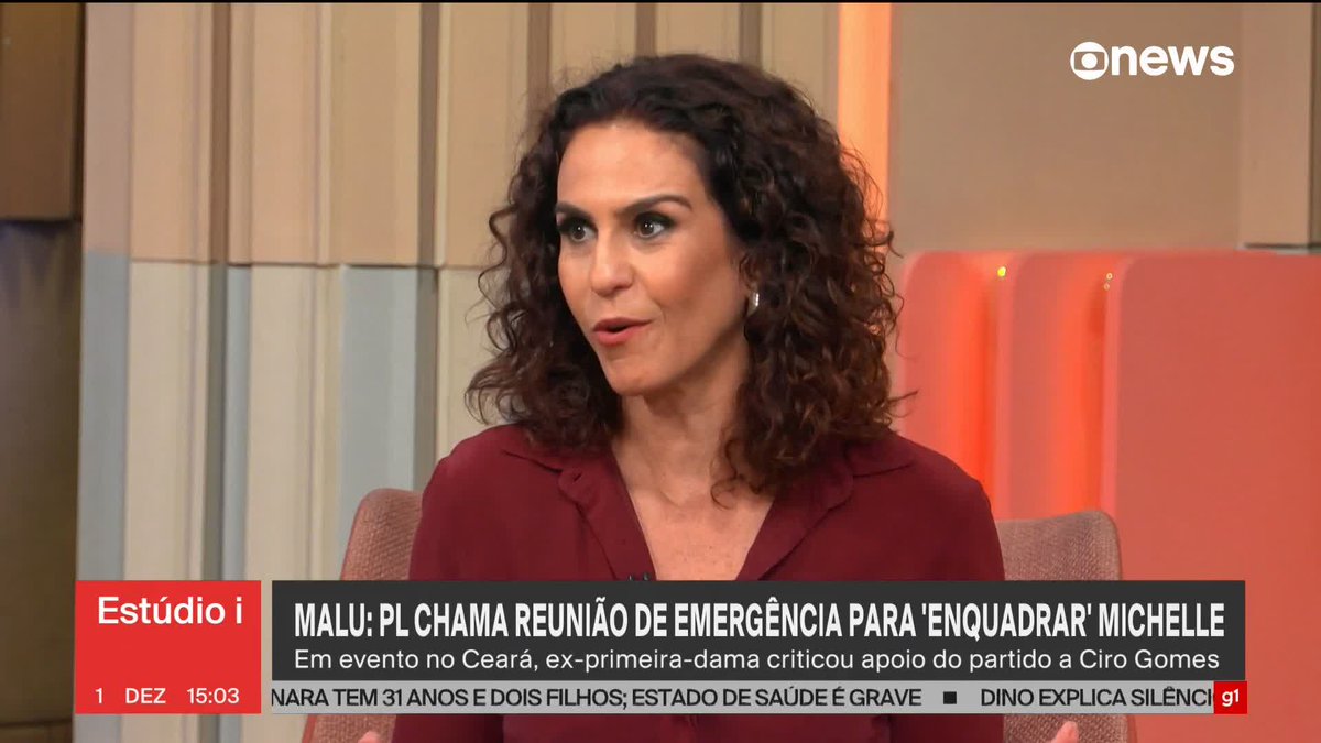 Parabéns a Michelle Bolsonaro que conseguiu fazer a GloboNews (emissora Lulista e antiBolsonaro) defende-la do PL malvadão que pretende enquadra-la. Sugiro ao PL chamar também seu irmão Diego Torres e enquadra-lo também.