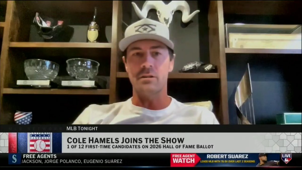 "In order to be in the Big Leagues and to last, you have to evolve." 15-year veteran Cole Hamels talks about his development, being a first-timer on the Hall of Fame ballot and more.