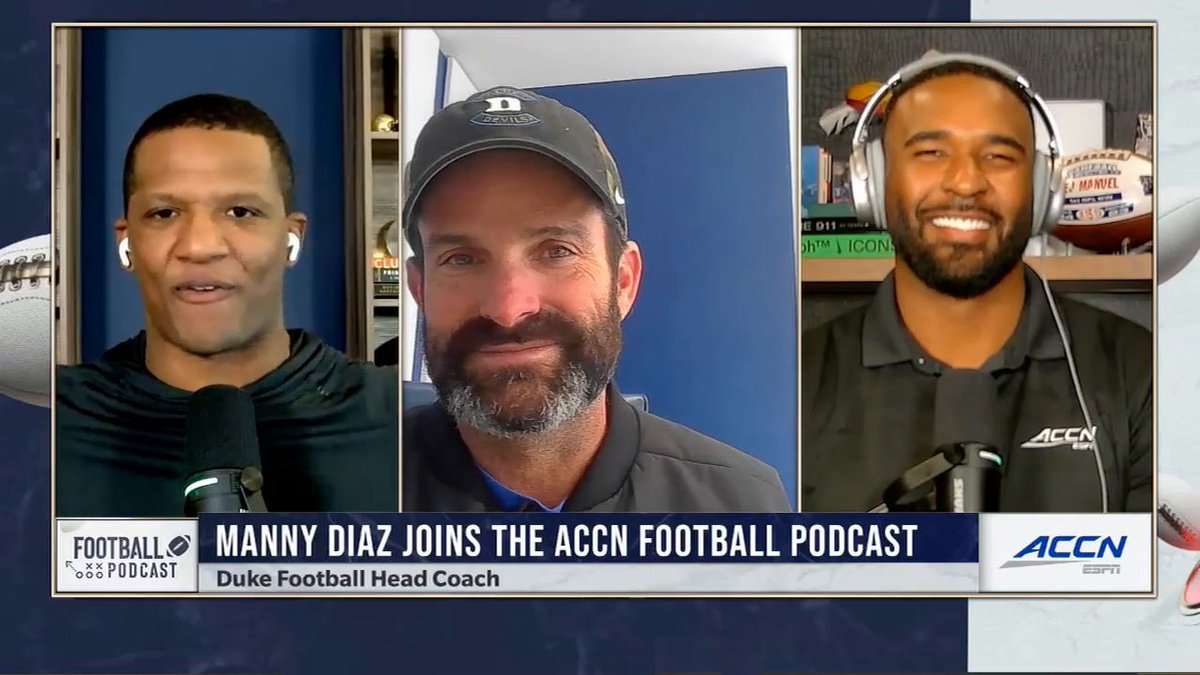 Year 2 of the Manny Diaz era: ACC Champ Game 😈📈 Duke Football is fired up to be playing for an ACC title 🔥