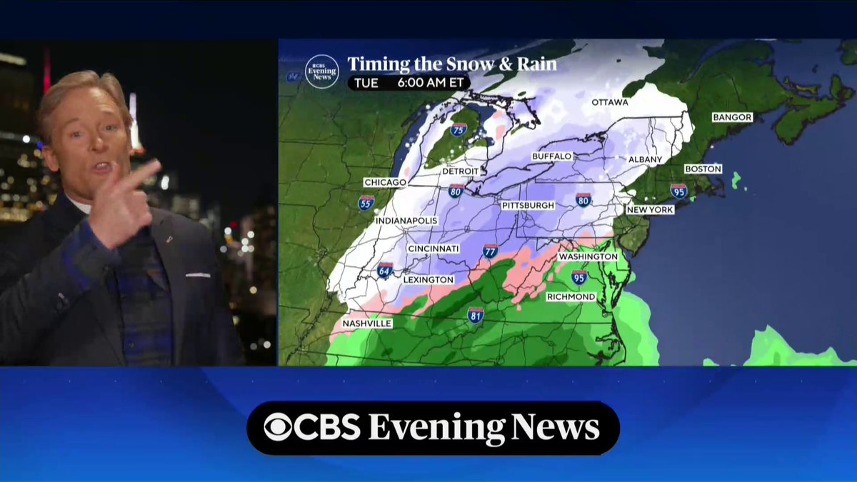 Millions of people are under winter weather alerts as dangerous storms move across the northern part of the country. CBS News’ Ash-har Quraishi reports from Chicago, where more than eight inches of snow, its snowiest November day on record, created major delays for holiday travelers. Meteorologist Lonnie Quinn is tracking the storm’s path.