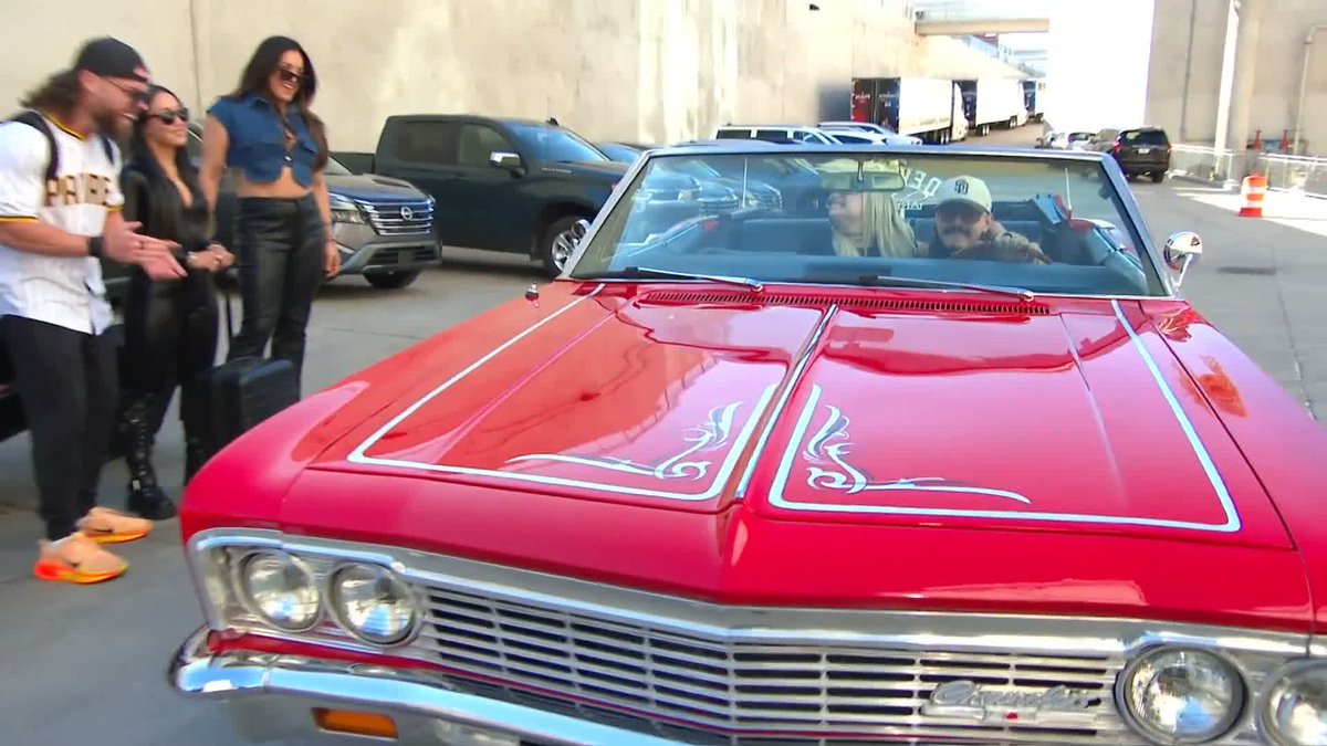 Got the girl. Got the car. Got the title. Is anybody living better than Dom Mysterio rn? 🔥