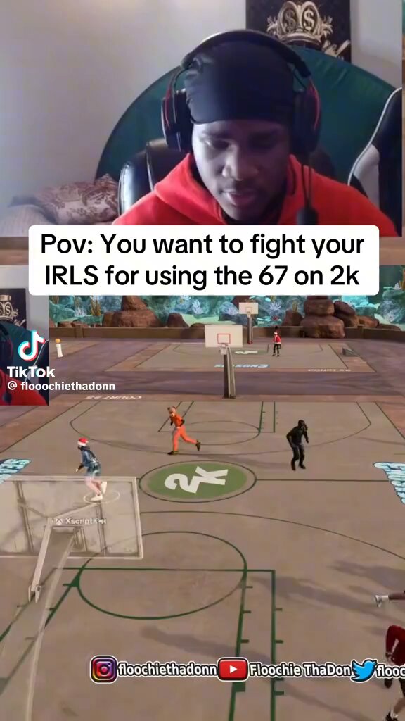 Bro wanted to Fight his IRLs for using the 6-7 Meme JUMPSHOT Celebration 😂