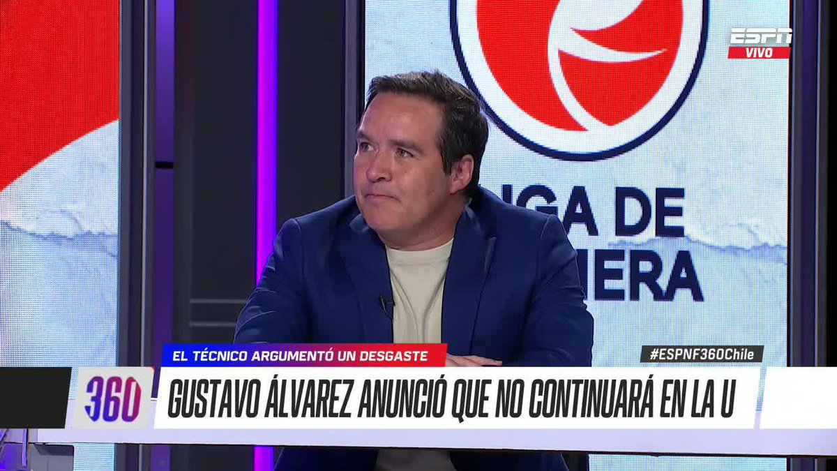 "EL REHÉN 2 ES ESTE SEÑOR..." Cristián Caamaño analizó las palabras de Gustavo Álvarez en su conferencia más reciente, donde el DT de la U aseguró que: "Creo que lo más saludable para todos es un cambio de entrenador". ▶️ Mira #ESPNF360Chile en el Plan Premium de #DisneyPlus