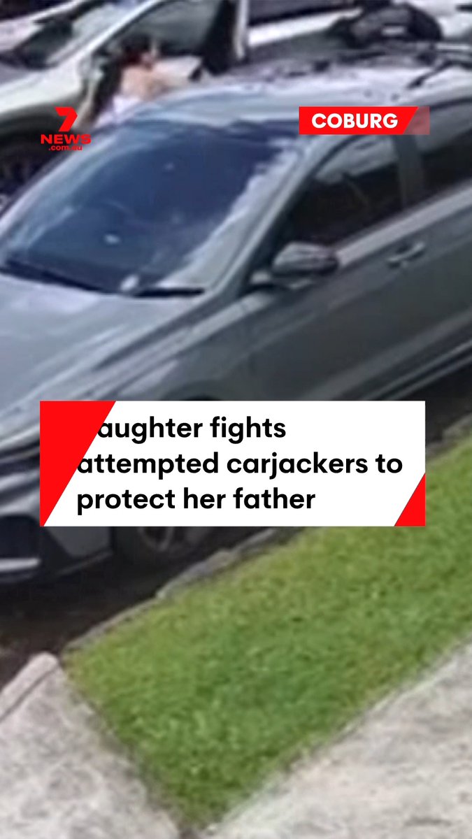 The victim of an attempted carjacking in Melbourne’s north says she acted on instinct as she fought off the attackers to save her father. The 60-year-old man had confronted two men and a woman trying to steal a car when they turned on him. #carjacking #CCTV #coburg #melbourne