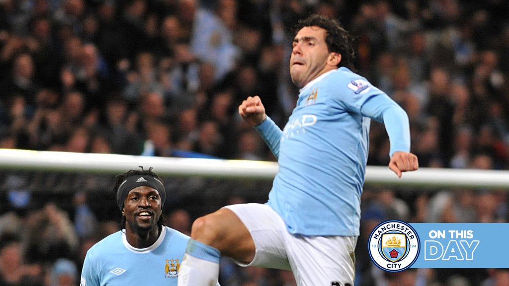 #OnThisDay: #ManCity 3-0 Arsenal [2009] ⚽️ [50'] Carlitos Tevez ⚽️ [69'] Shaun Wright-Phillips ⚽️ [89'] Vladimír Weiss