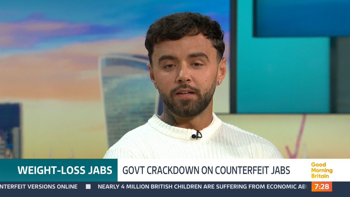An urgent warning is being issued over counterfeit versions of a new experimental weight-loss jab. Dubbed 'Godzilla', retatrutide is not currently approved for use, but is being sold illegally online. Fitness coach Tom Holbrook has used a counterfeit version of the drug.