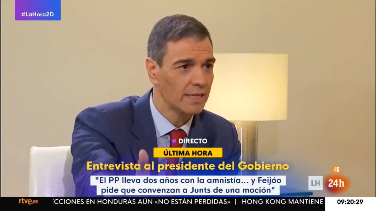 La hoja de ruta es la siguiente: ➡️Normalizar la situación política catalana. ➡️Seguir con la ejecución de los fondos europeos. ➡️Transformar nuestro modelo energético y digital ➡️Aumentar las capacidades del capital humano ➡️Mejorar y dar respuesta a la política de vivienda ➡️Proyectar lo que es España en el exterior: un país comprometido con el multilateralismo y con las causas del derecho internacional humanitario Seguimos avanzando. Pedro Sánchez
