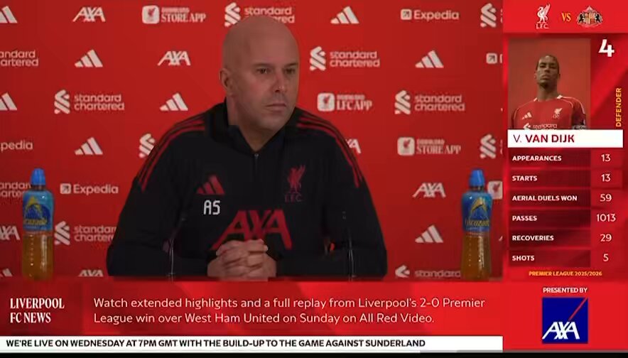 First Liverpool press conference for BBC Sport 🎤 Asked Arne Slot about online abuse. Glad he took it well 😊 “After the City game? Maybe I expected it more after the Forest game” 😂