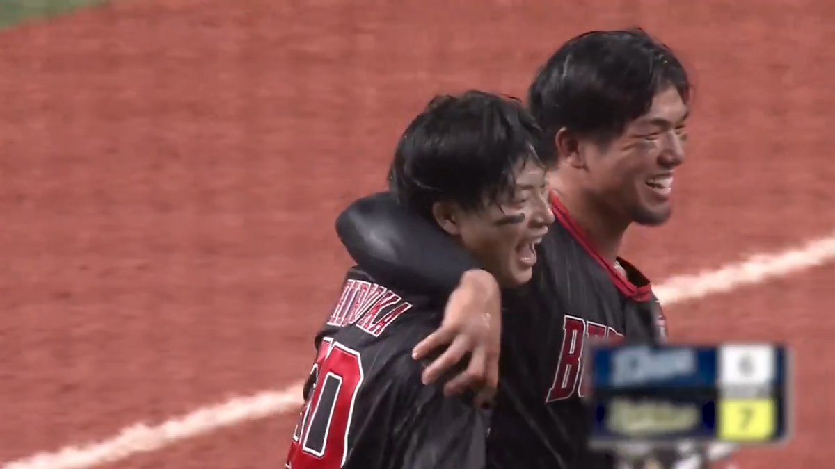 ／ 『2025年パ・リーグ プレイバック』⚾️ 感動のサヨナラ勝ち特集🚀 ＼ 🗓8月17日 🆚埼玉西武 6点差を見事にひっくり返す劇的勝利‼️ オリックス #廣岡大志 選手のサヨナラホームラン🌈 #Bs2025 👇見逃し視聴はこちら！