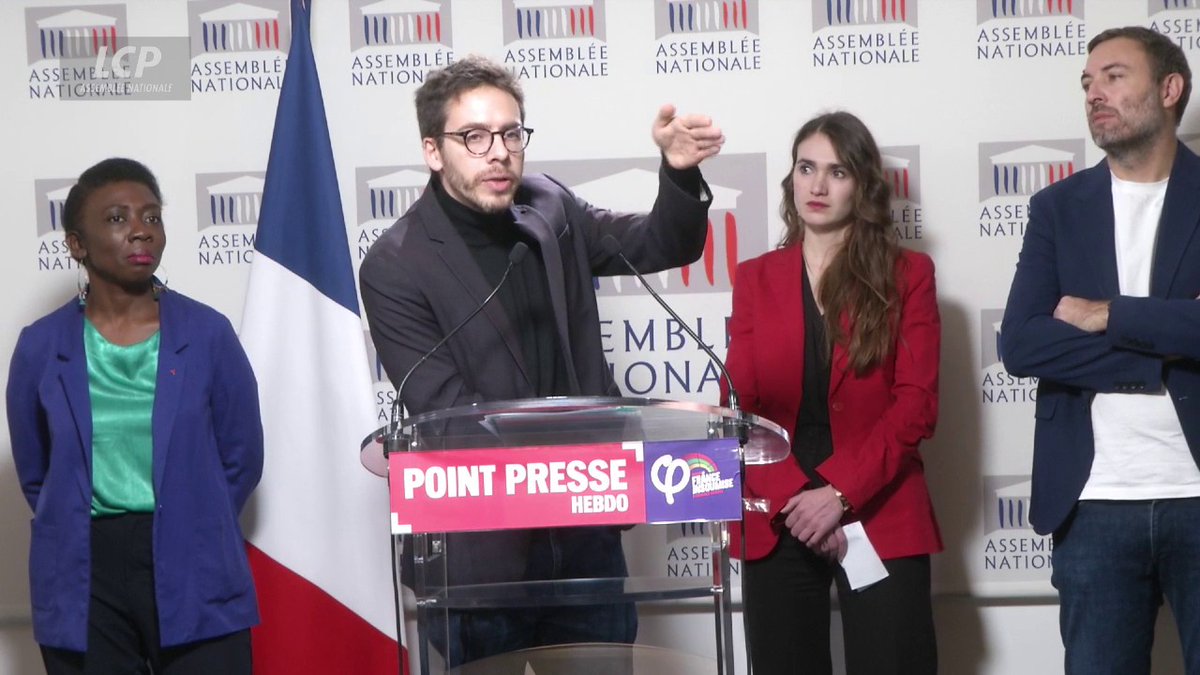 La France insoumise "porte l'idée d'un conseil de déontologie dans le journalisme" afin de "résoudre les problèmes manifestes de concentration et de mensonges dans le monde des médias", affirme Hadrien Clouet. #DirectAN