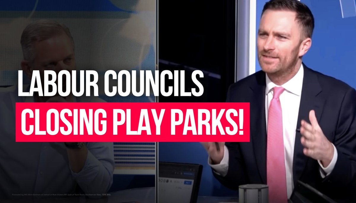 Labour councils have gone feral. In Stockton, they’re planning to spend £300k on an ‘opening party’ for an urban park, whilst closing down 11 local play parks. They waste taxpayers’ money and have no regard for local people’s views. We need to get them out.