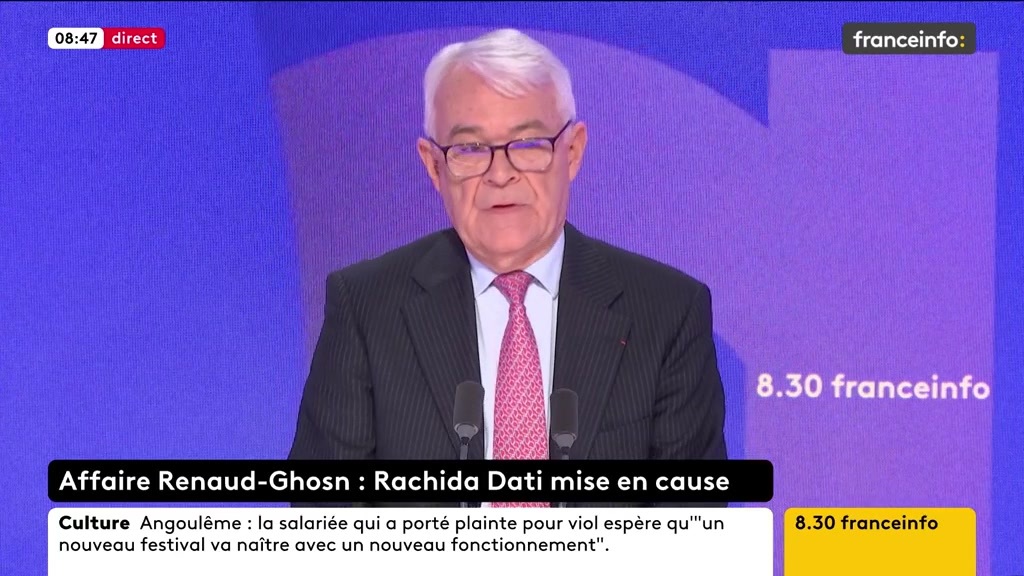 Pour le patron du Parquet National Financier, Rachida Dati ن a"une façon de faire pression qui ne correspond pas à la réalité". La ministre, candidate à la mairie de Paris sera jugée en septembre pour corruption et trafic d'influence dans l'affaire Ghosn.