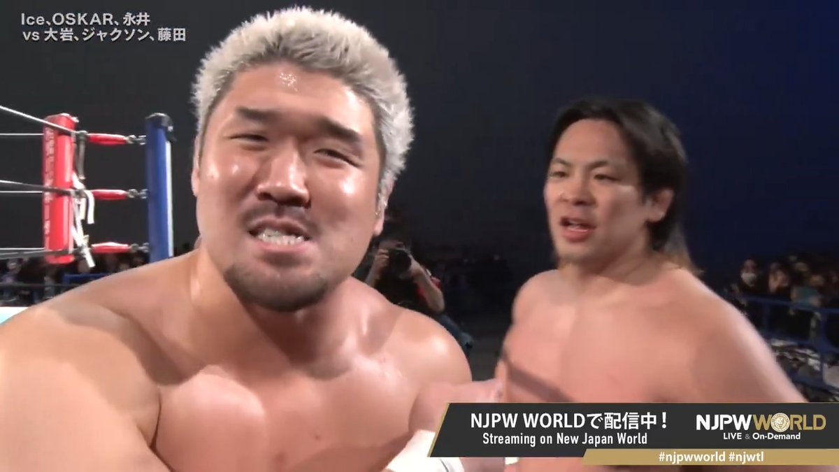 .Ice🧊💎 🆚 大岩陵平 Ryohei Oiwa From the profile URL #NJPW #njpwworld #njwtl