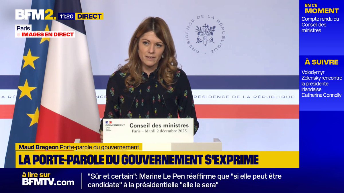 "Labellisation" des médias: "Non le gouvernement ne va pas créer tel ou tel label destiné à la presse, il n'y a pas de ministère de la vérité", affirme Maud Bregeon, porte-parole du gouvernement #BFM2