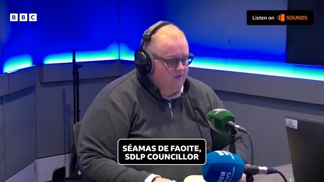 Political unionism trying to "grind local government to a halt" in row over Palestinian flag at Belfast City Hall - SDLP Cllr Séamas de Faoite Cllr. Séamas de Faoite | BBC Sounds