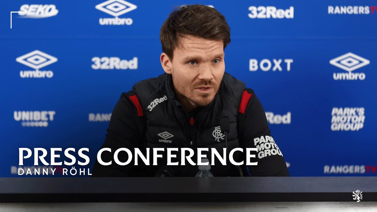 🎙️Danny Röhl spoke to the media ahead of tomorrow's match against Dundee United.