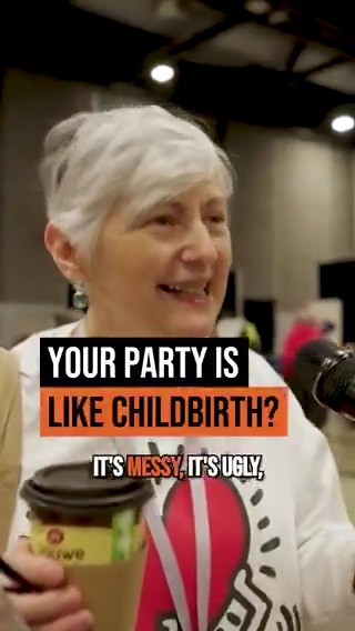 It's fair to say that Your Party's foundation has been a painful experience. But then so is childbirth, Jackie Palestinian Lives Matter Schneider 🌹 suggests!