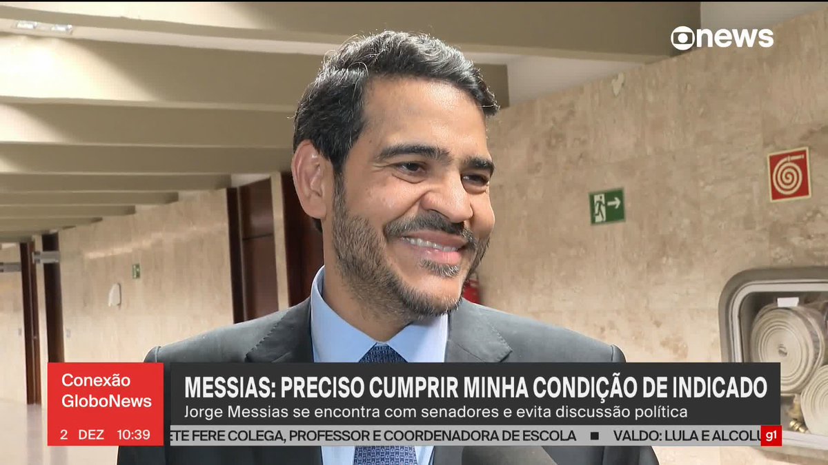 Indicado ao STF, Jorge Messias diz que está apenas fazendo sua parte, se isentando da crise entre Planalto e cúpula do Congresso. #ConexãoGloboNews ➡️ Assista à #GloboNews: