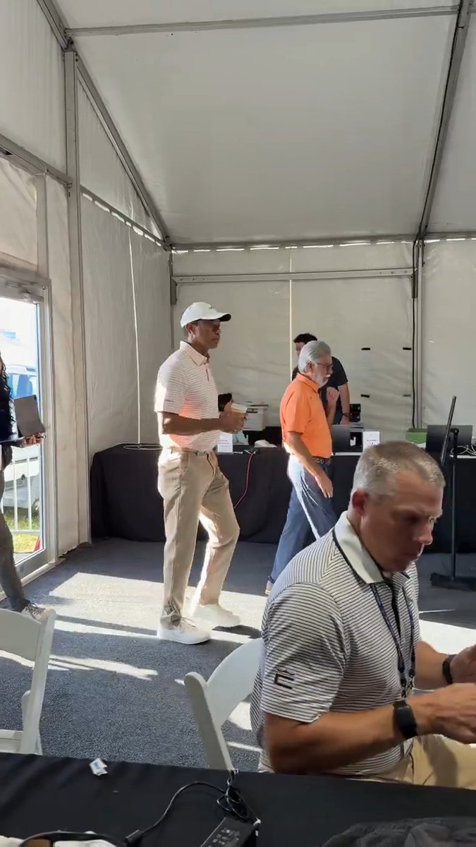 The tournament host has arrived 🐅 Tiger Woods | TGR Live