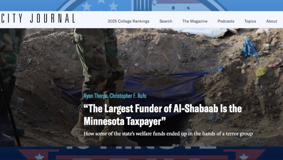 🏥 Minnesota’s fraud bombshell How members of Minnesota’s Somali community ran an elaborate fraud that cost taxpayers more than $1 billion with fake “feed the hungry” programs and fake autism diagnosis schemes to defraud Medicaid. Tim Walz, call your office.
