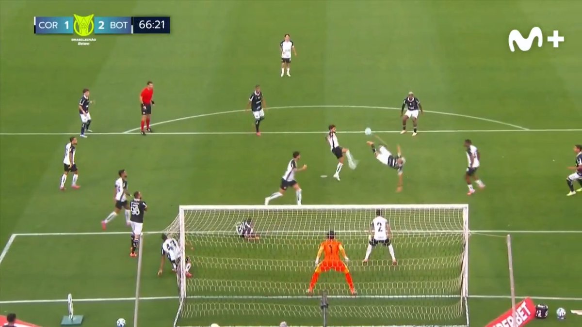 🤙 ‘Jogo bonito’ del Brasileirao. GOLAZO de chilena de Jordan Barrera para Botafogo. #LaCasaDelFútbol