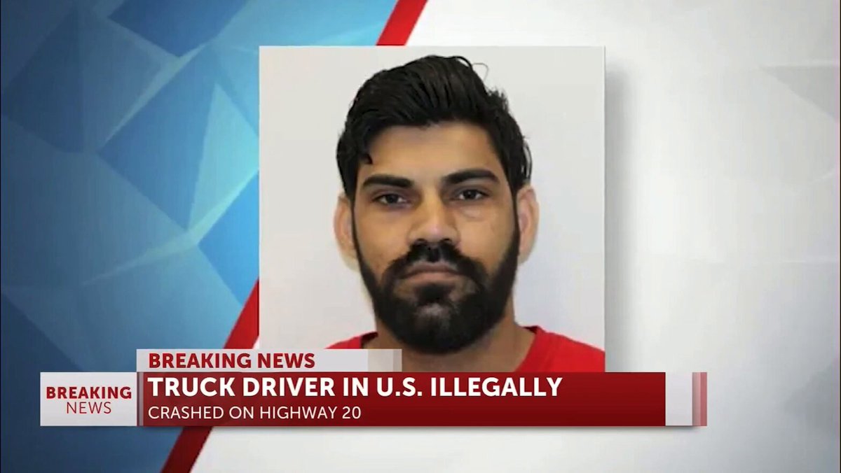 Illegal immigrant from India let into the country by Joe Biden and given a CDL by Gavin Newsom’s California kills a newlywed couple in Oregon after jackknifing his tractor trailer on the highway. Rajinder Kumar, 32 of “Fresno” has been arrested on two counts of criminally negligent homicide and a count of reckless endangering. If that weren’t tragic and or insane enough, Kumar has already posted bail but according to the judge "does not have a passport available to surrender in order to be released”.