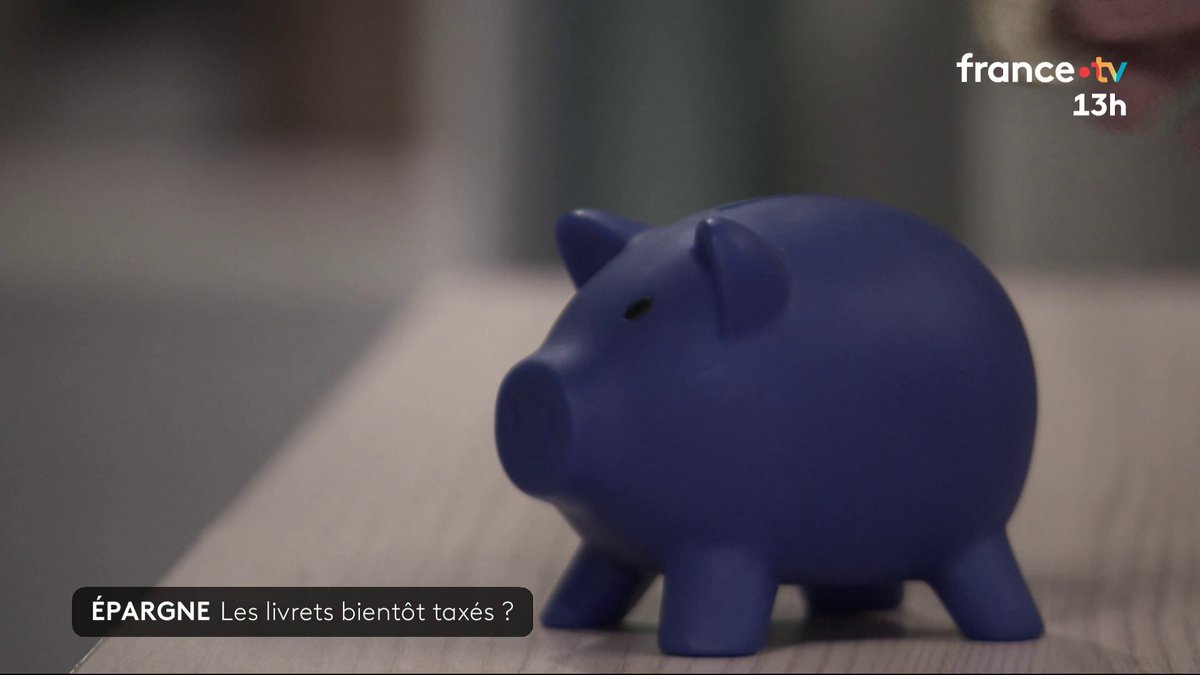 La Cour des comptes propose de taxer les livrets d'épargne. Elle souhaite abaisser le plafond du livret A, et soumettre les dépôts excédants à l'impôt. Objectif affiché : taxer les ménages possédant plusieurs livrets. #JT13H
