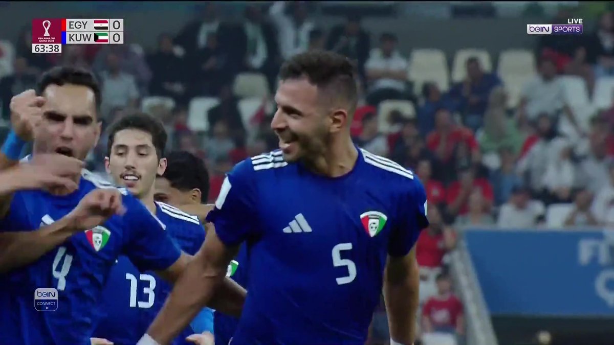 المنتخب الكويتيي يتقدم على المنتخب المصري بهدف فهد الهاجري ⚽️🇰🇼 #كأس_العرب | #كأس_العرب2025 #FIFAArabCup | #ArabCup2025