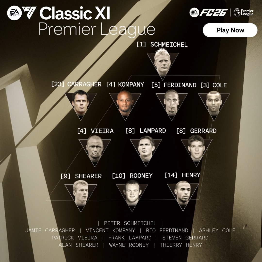 Introducing ten all-new Classic XIs, shaped by the age-old debates that never end. Available now in #FC26. Play now:
