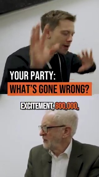 What wrong with Your Party's launch? I asked Jeremy Corbyn.