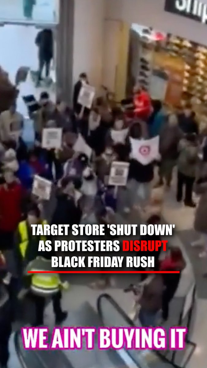 TARGET TURMOIL: Protesters stormed a DC Target, accusing the chain of complying with "President Trump’s attacks on DEI.” They called for a Black Friday boycott of Target, Home Depot, and Amazon, saying the companies stand with President Trump’s policies.