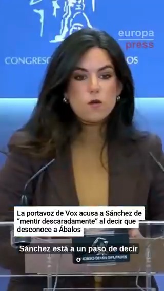 Vox acusa a Sánchez de “mentir descaradamente” al decir que desconoce a Ábalos: "Está a un paso de decir o que sus hijas no son suyas o que está divorciado de Begoña Gómez"
