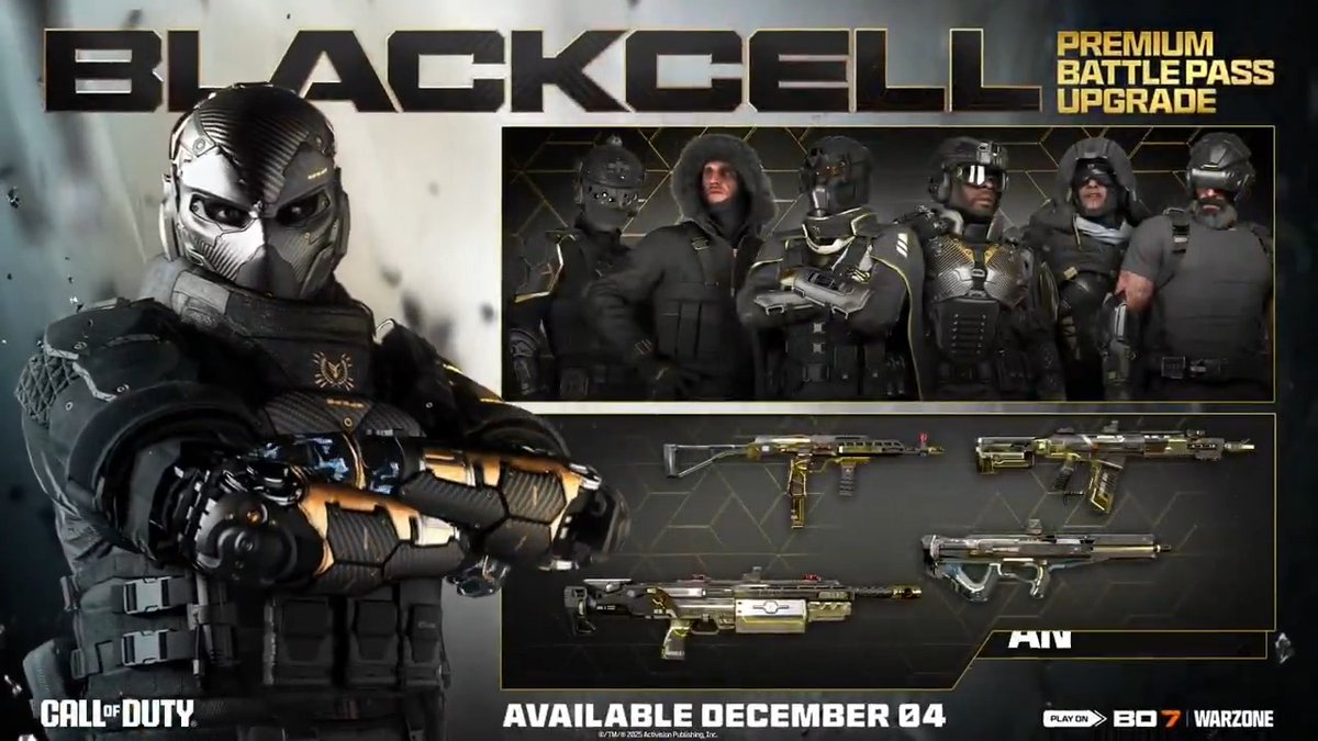Black Ops 7 x Warzone - Season 1 BlackCell Content