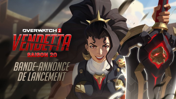 Finie la tranquillité avec l’arrivée de Vendetta ! 😤 ⚔️ Nouveau personnage de dégâts : Vendetta 🏟️ Doomfist et Wuyang dans le Stadium 🤠 Modèle mythique Cassidy desperado divin ❄️ Retour de la Féerie hivernale Et bien plus au lancement de la Saison 20 : Vendetta, le 9 décembre 🐺