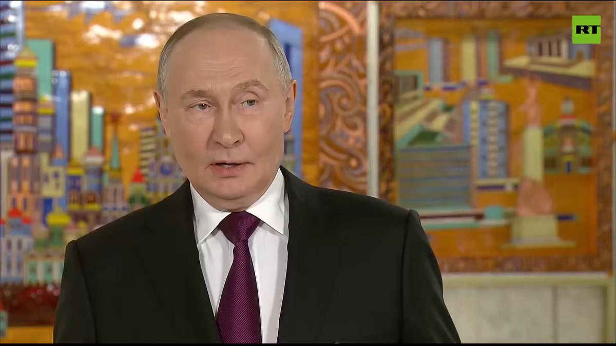 Vladimir Putin🇷🇺 on why the European Union is being excluded from the peace talks with the US🇺🇸 to end the Ukraine proxy war: ‘They have no peace agenda. They are warmongers. Even when they are trying, allegedly, to introduce some changes, some adjustments to President Trump’s proposal, all these changes have only one goal in mind. They are aimed at blocking and putting to a halt this peace process. They are trying to make demands that are unacceptable for Russia, and they understand this. And then later they would try to blame Russia, accuse Russia of stopping this peace process. This is their objective, and we can clearly see that.’