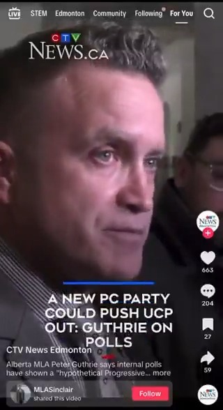 Albertans are rallying behind a Progressive Conservative option - not because of nostalgia or branding, but because of the values it represents. Internal polling shows that if a PC Party were on the ballot, the UCP would fall to third place - right back to where it began as the Wildrose. And that explains the desperation. The UCP has sued us. They interfered with our application at Elections Alberta. They are now seeking a court injunction to block us from using the PC name. And now it’s being rumoured they may even consider legislation banning the word “progressive” from future political parties altogether. When a government tries to change the rules to stop competition, it isn’t strength - it’s fear. Albertans are asking for stability over division, principle over performative politics, and a return to steady, responsible governance. The Progressive Conservative movement isn’t going anywhere. #abpc #albertapc #alberta #ableg #abpoli