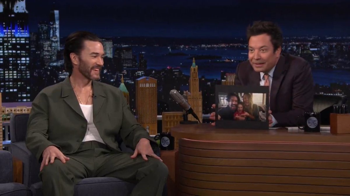 Jimmy is ready for Tom Pelphrey & Kaley Cuoco’s two-year-old daughter to make her Tonight Show debut 🤣 #FallonTonight