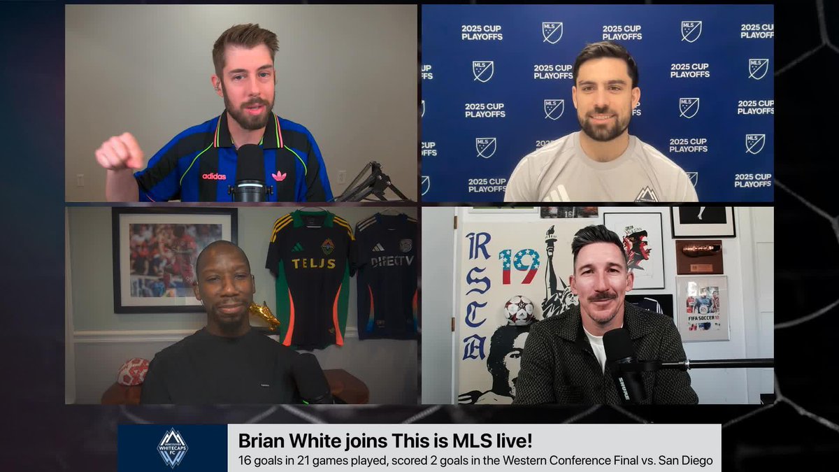 .X - Vancouver Whitecaps FC forward Brian White joins This is MLS to discuss all things MLS Cup pres. by Audi. 👀 📺: