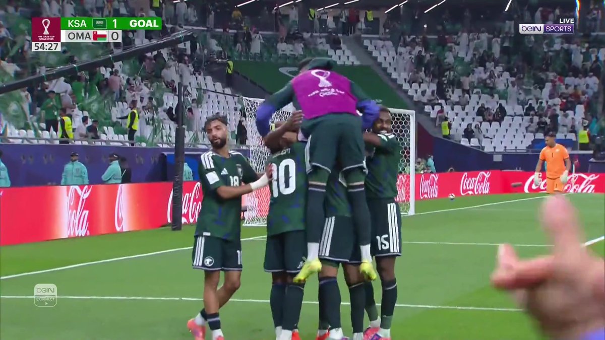 فراس البريكان يفتتح التسجيل للمنتخب السعودي ⚽️🇸🇦 #كأس_العرب | #كأس_العرب2025 #FIFAArabCup | #ArabCup2025