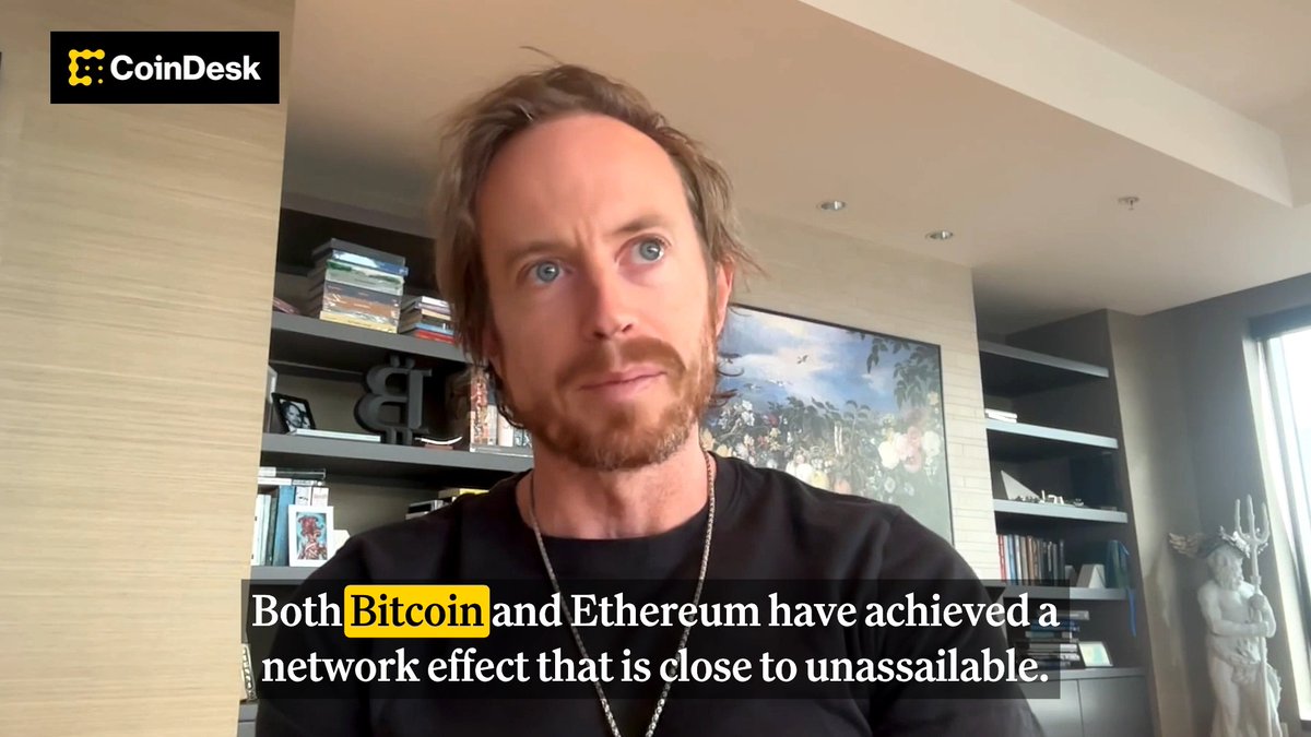👑 "ETH is still the king, and I don't see it being dethroned" - Erik Voorhees